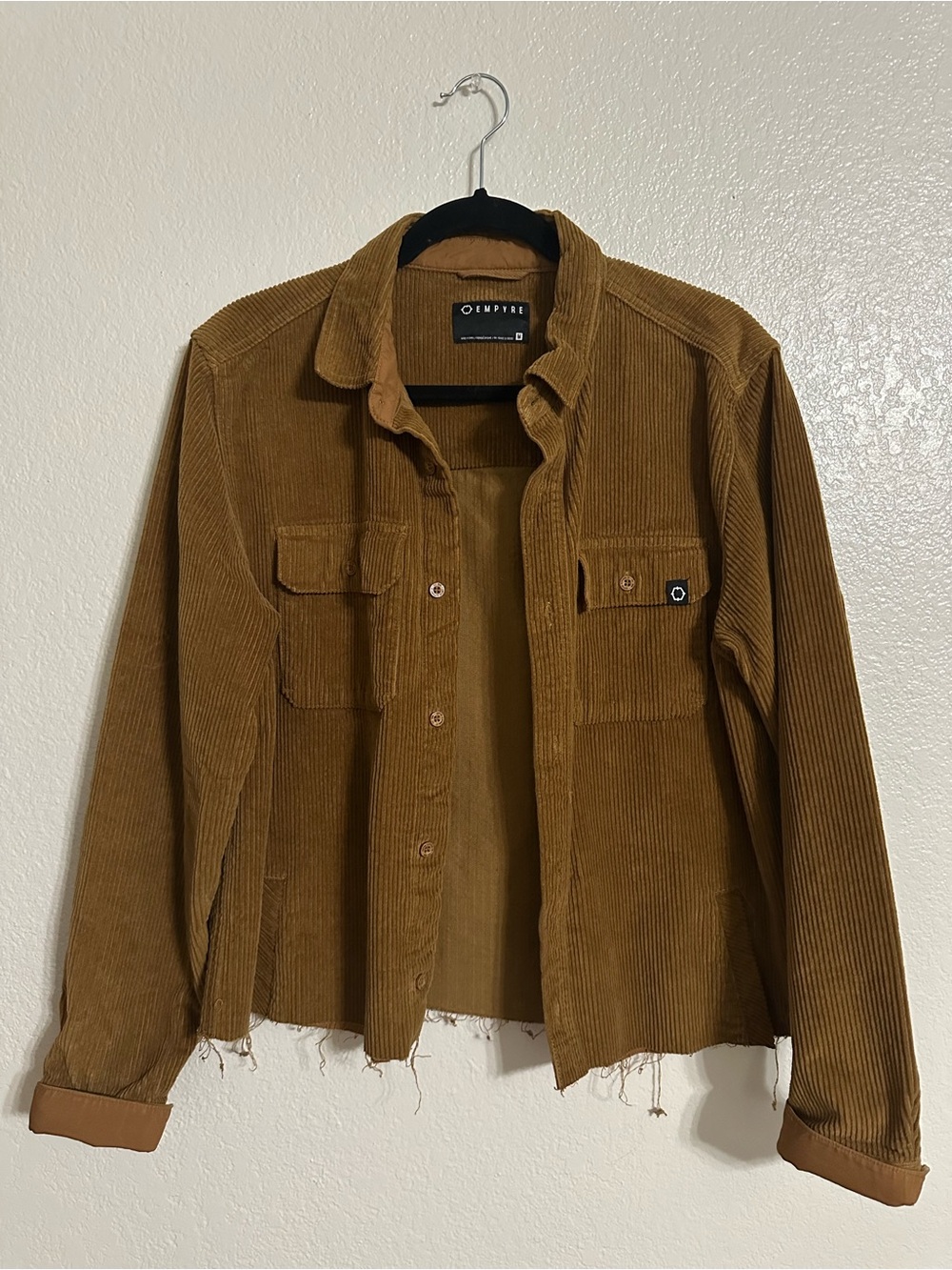 Corduroy Button-Up Jacket
